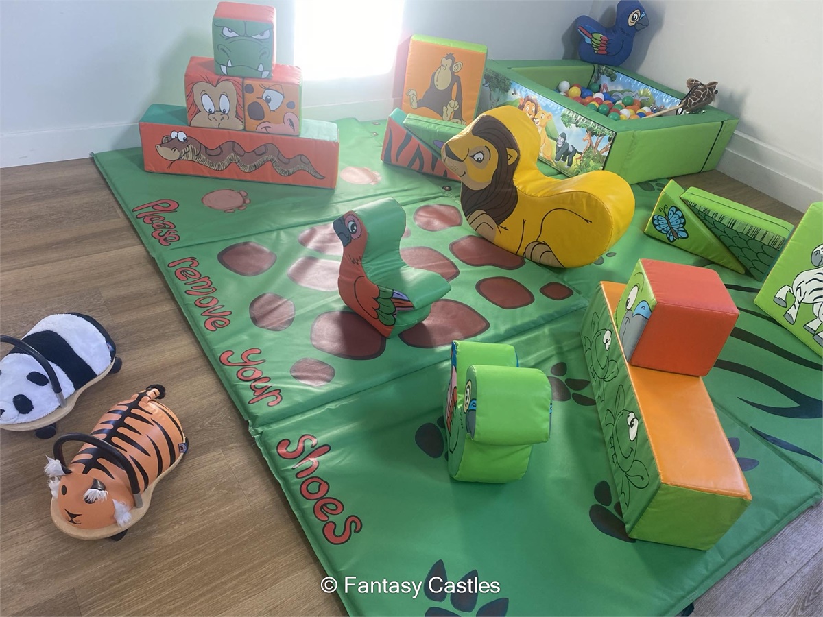Jungle Soft Play at a Baptism in Beckbury, Near Shifnal