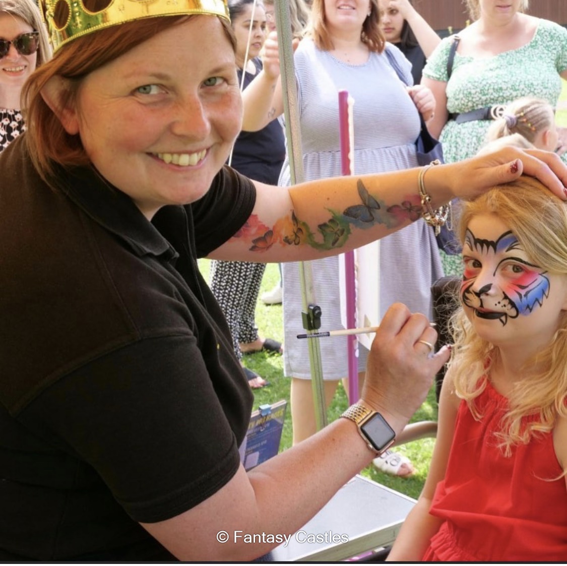 Face painting for Coronation events \ Telford & Shrewsbury