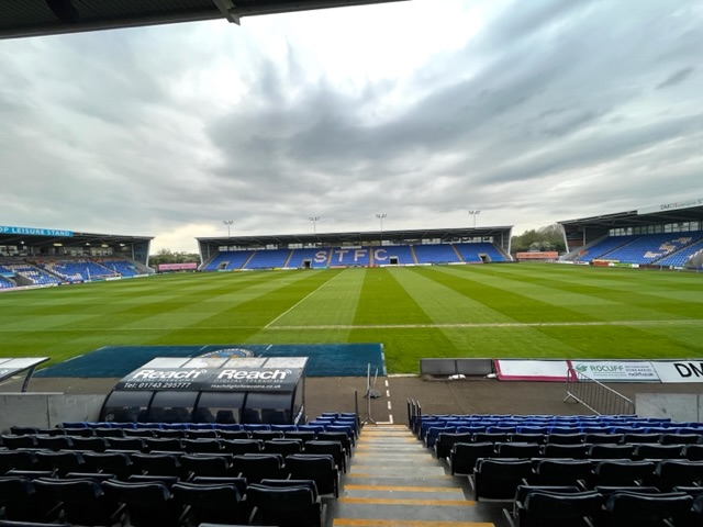 Shrewsbury Town Football Club pitch