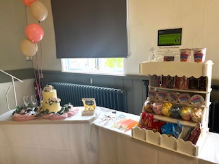 Sweet cart at a Wedding in Telford