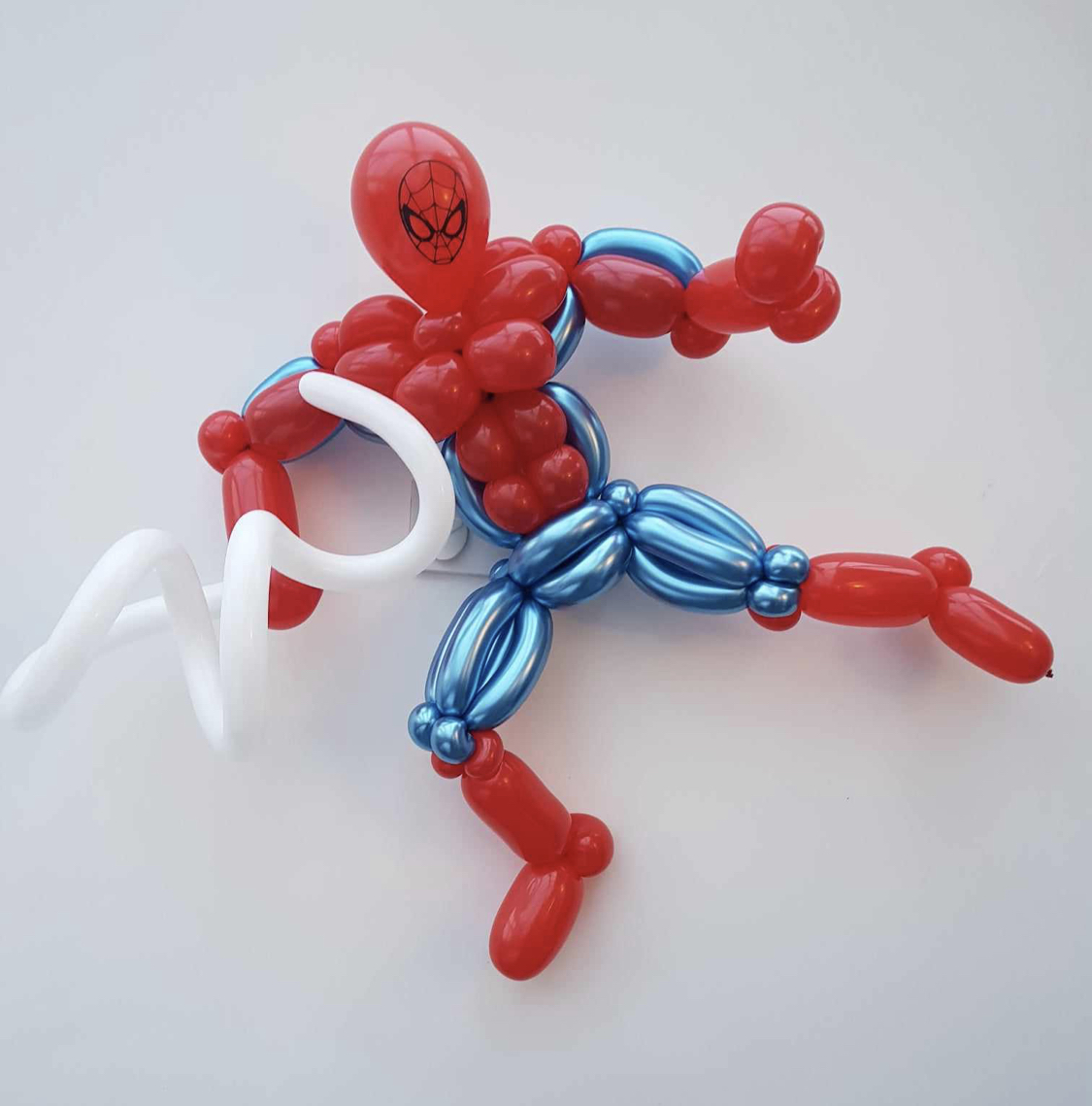 spiderman balloon model for a party in Shrewsbury